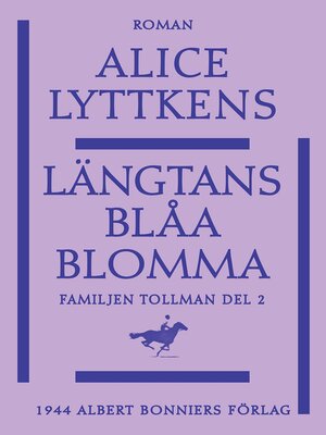 cover image of Längtans blåa blomma